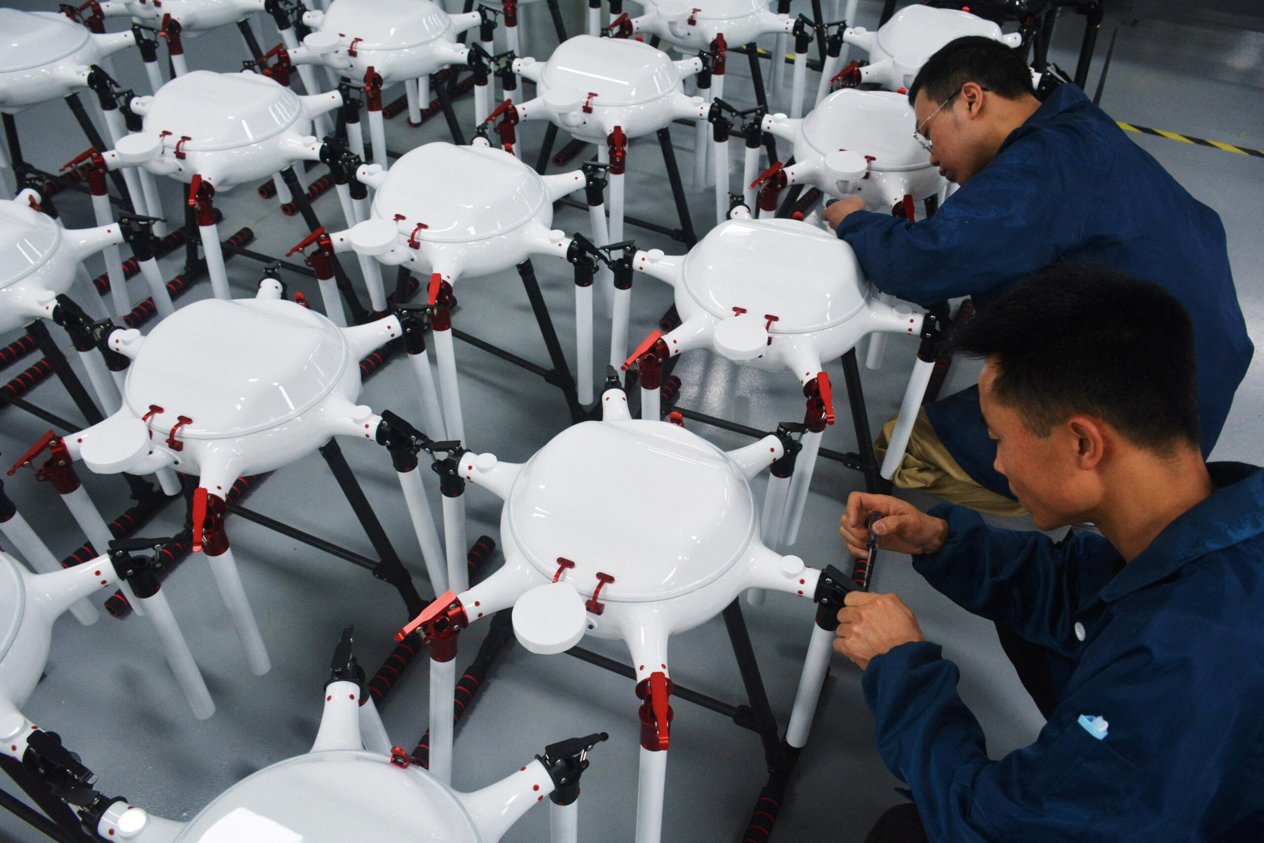 China tightens regulations on drone exports for military use.